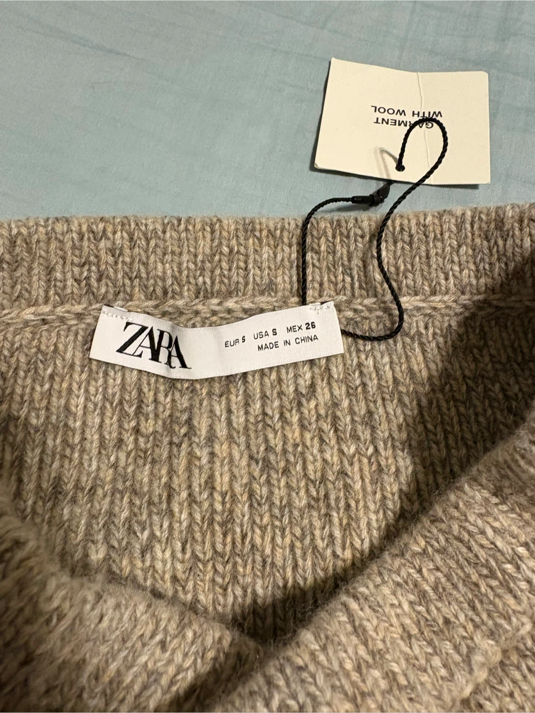 Zara Wool Blend Mini Skirt - Size S - photo 3