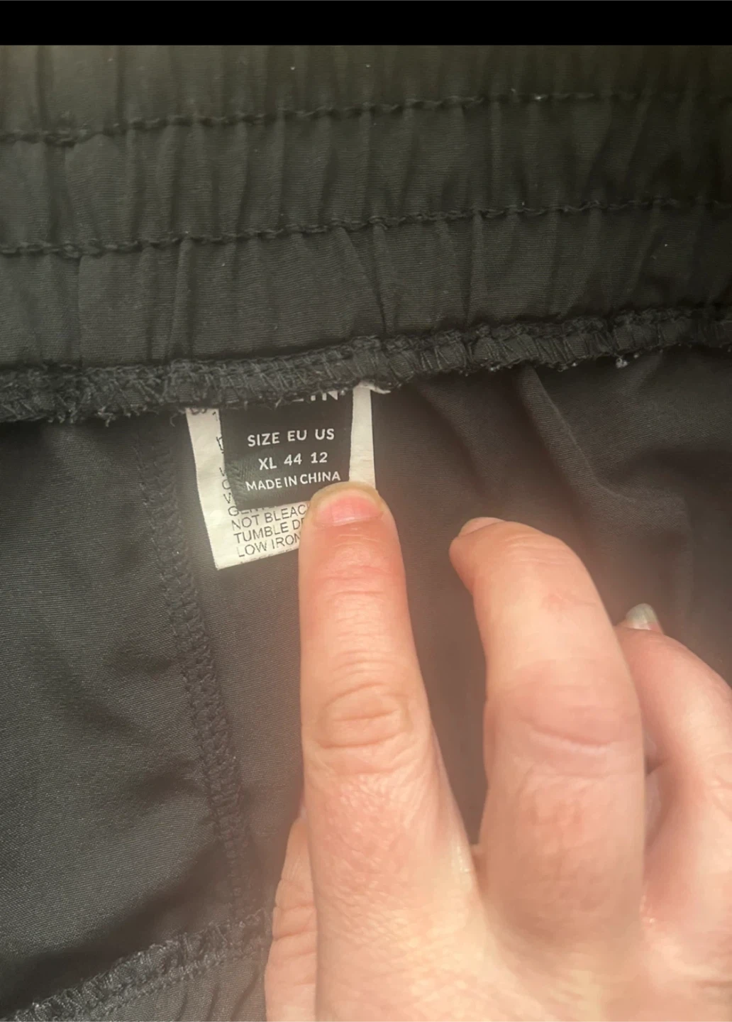 Black Running Shorts, Size XL - photo 4