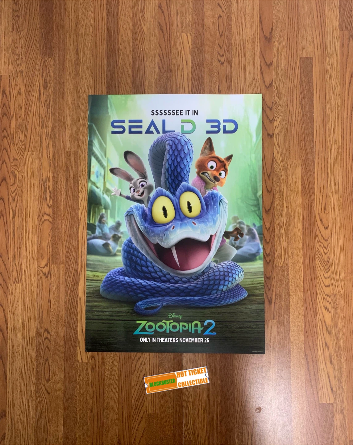Zootopia 2 (Cinemark Exclusive) RealD 3D Mini Poster