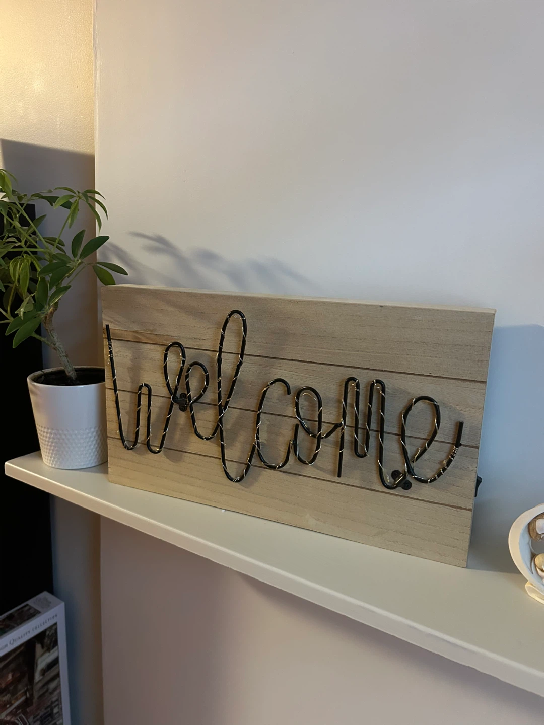 Welcome Light-Up Sign