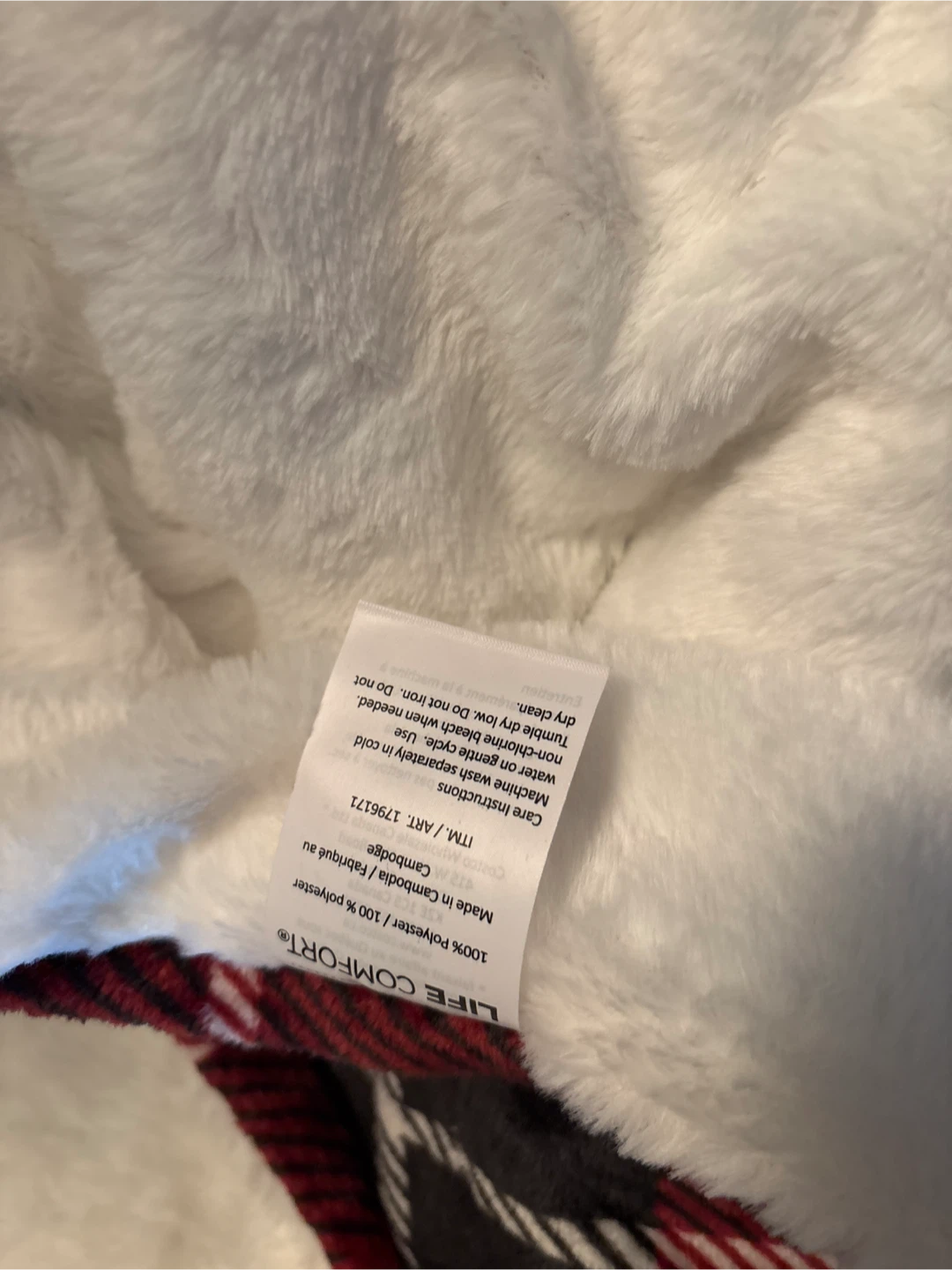 NWOT Life Comfort Plaid Throw Blanket 60x70 - photo 2