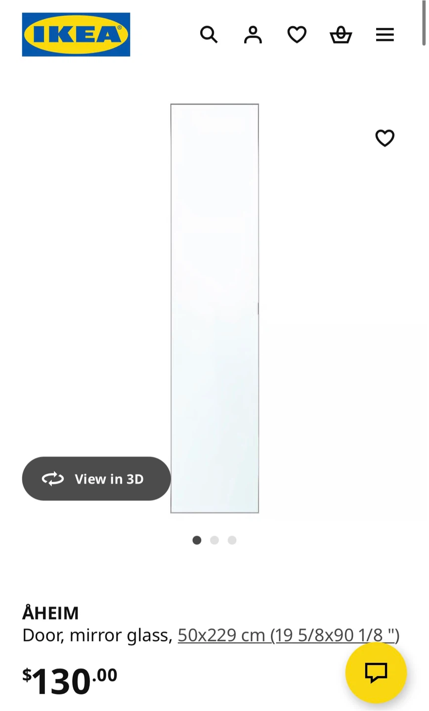 IKEA PAX Wardrobe with Mirror Door - photo 3