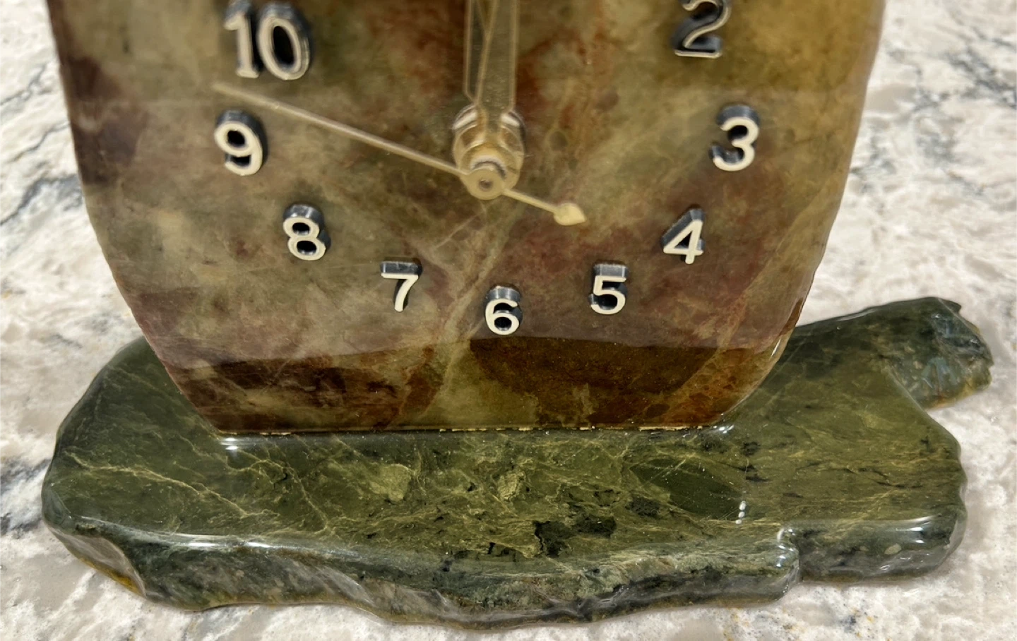 The Happy Prospector BC Jade Mantle Clock - photo 3