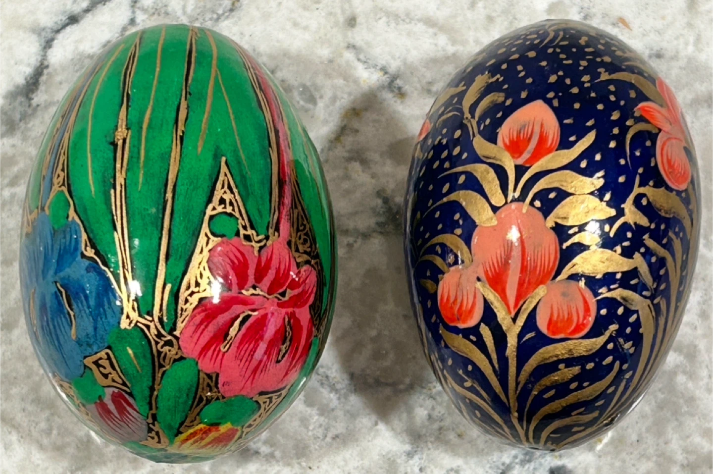 Decorative Floral Painted Eggs - photo 2