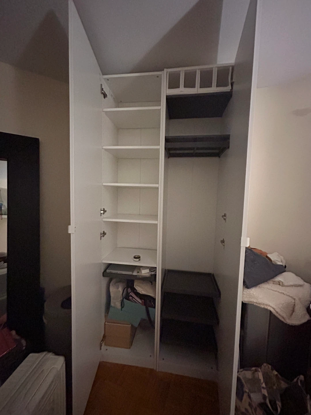 IKEA PAX Wardrobe with FORSAND Doors - White - photo 2