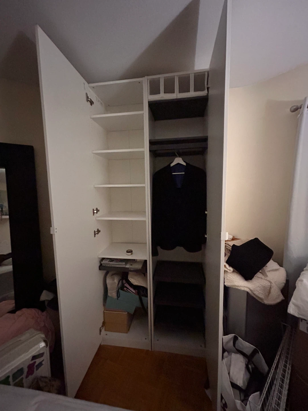 IKEA PAX Wardrobe with FORSAND Doors - White - photo 5
