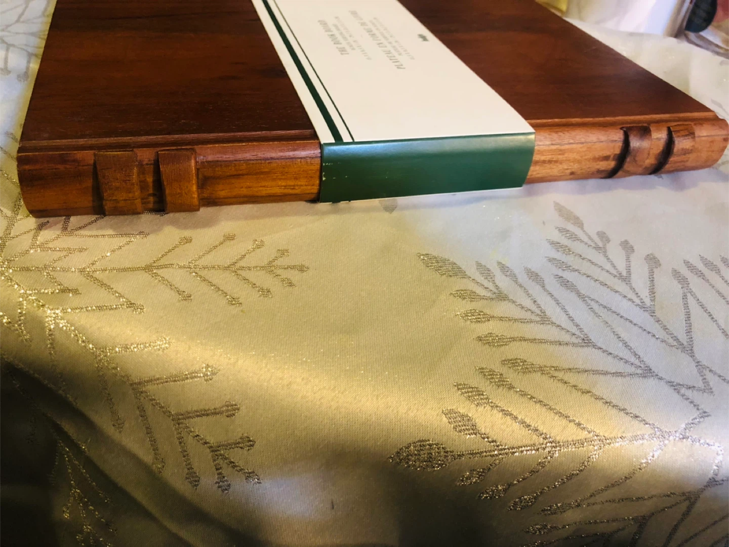 NEW Indigo Acacia Serving Board - The Book Board - photo 2