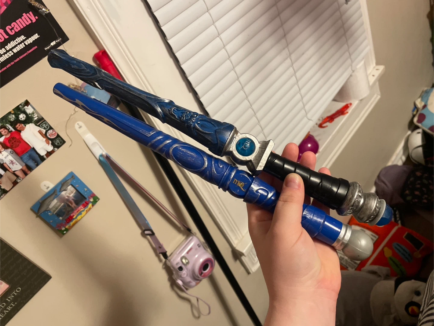 Toy Wands - Blue & Black