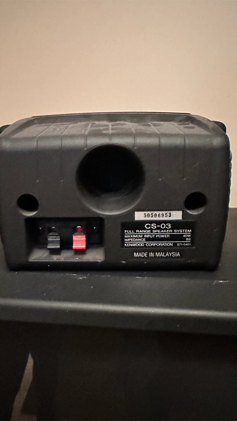 Kenwood CS-03 Center Speaker System - photo 5