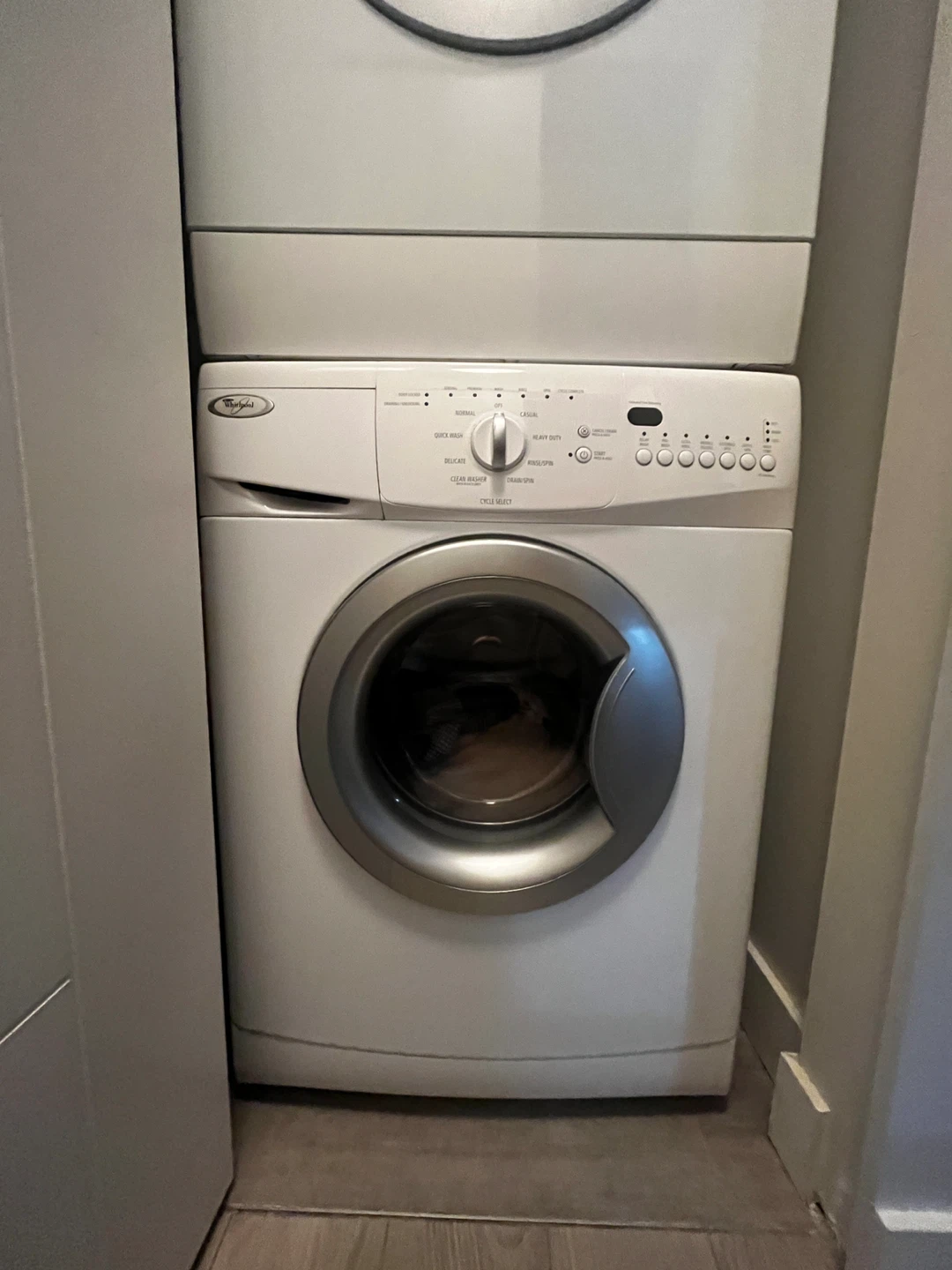 Whirlpool Stackable Washer and Dryer - photo 3