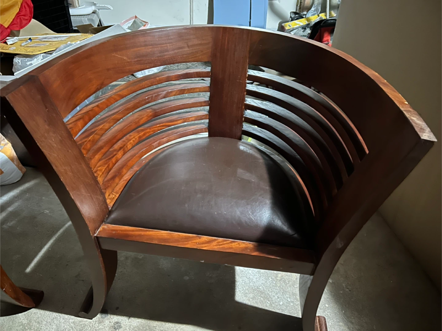 Wooden Barrel Chairs - Set of 3 - photo 4