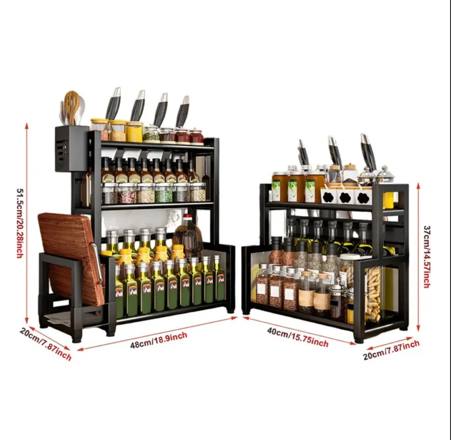 Black Kitchen Rack Organizer (BRAND NEW IN BOX) - photo 3