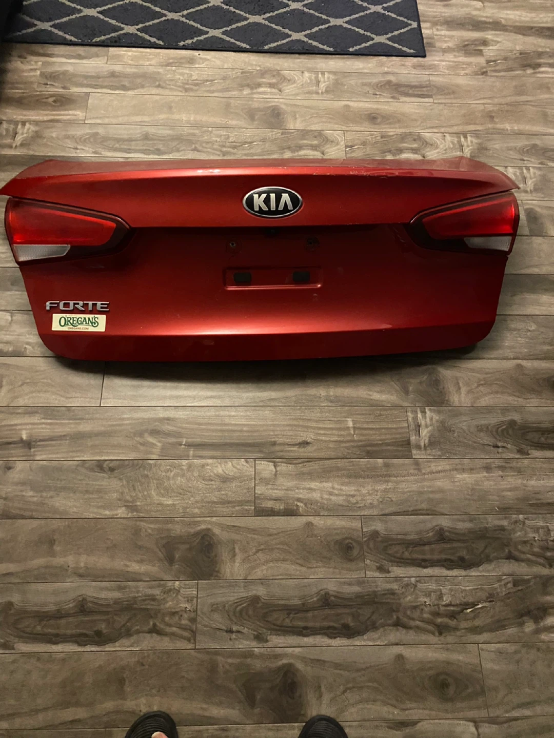 Kia Forte Red Trunk Lid 2018