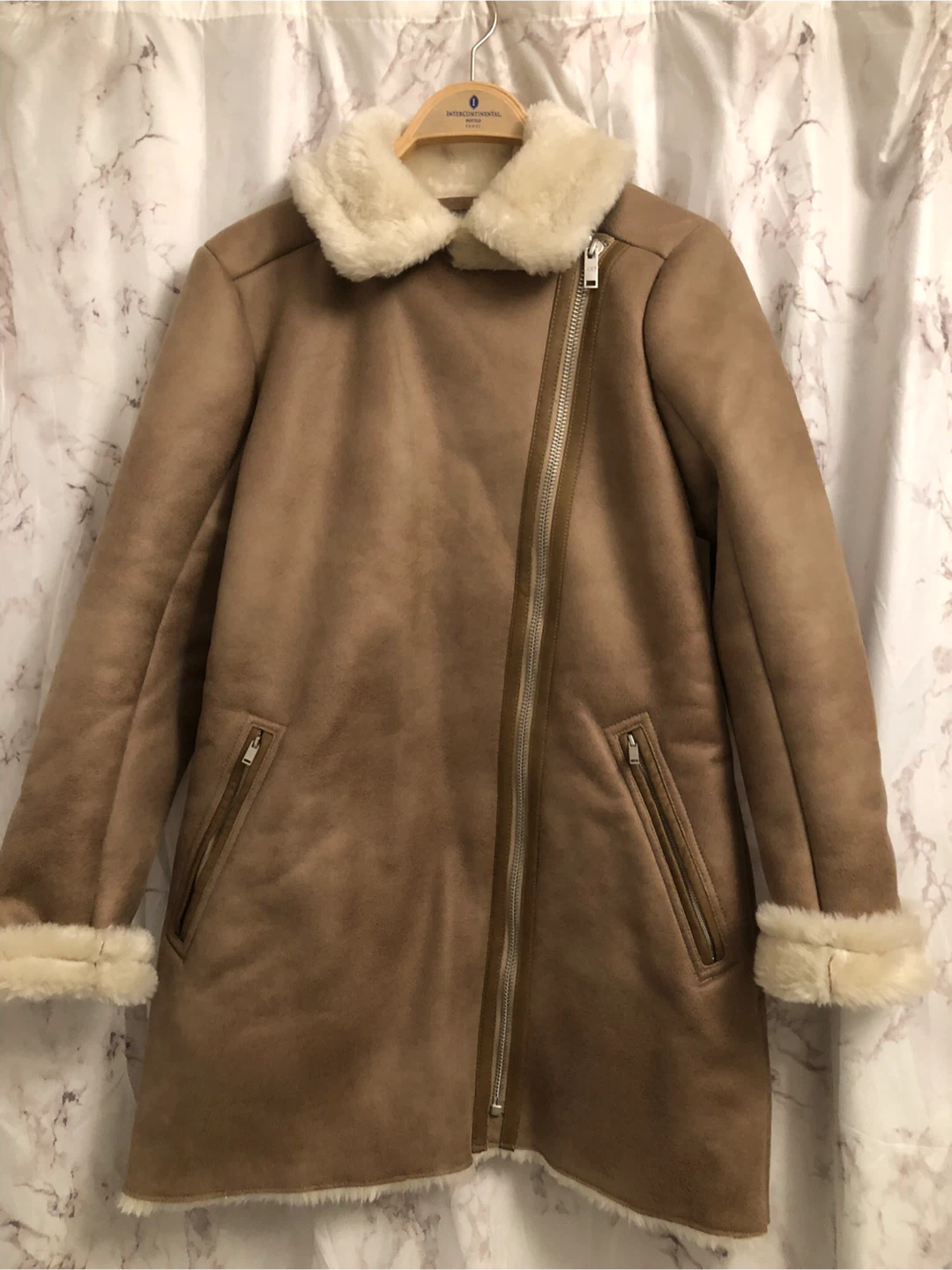 Abercrombie & Fitch Faux Suede Sherpa Coat - photo 2