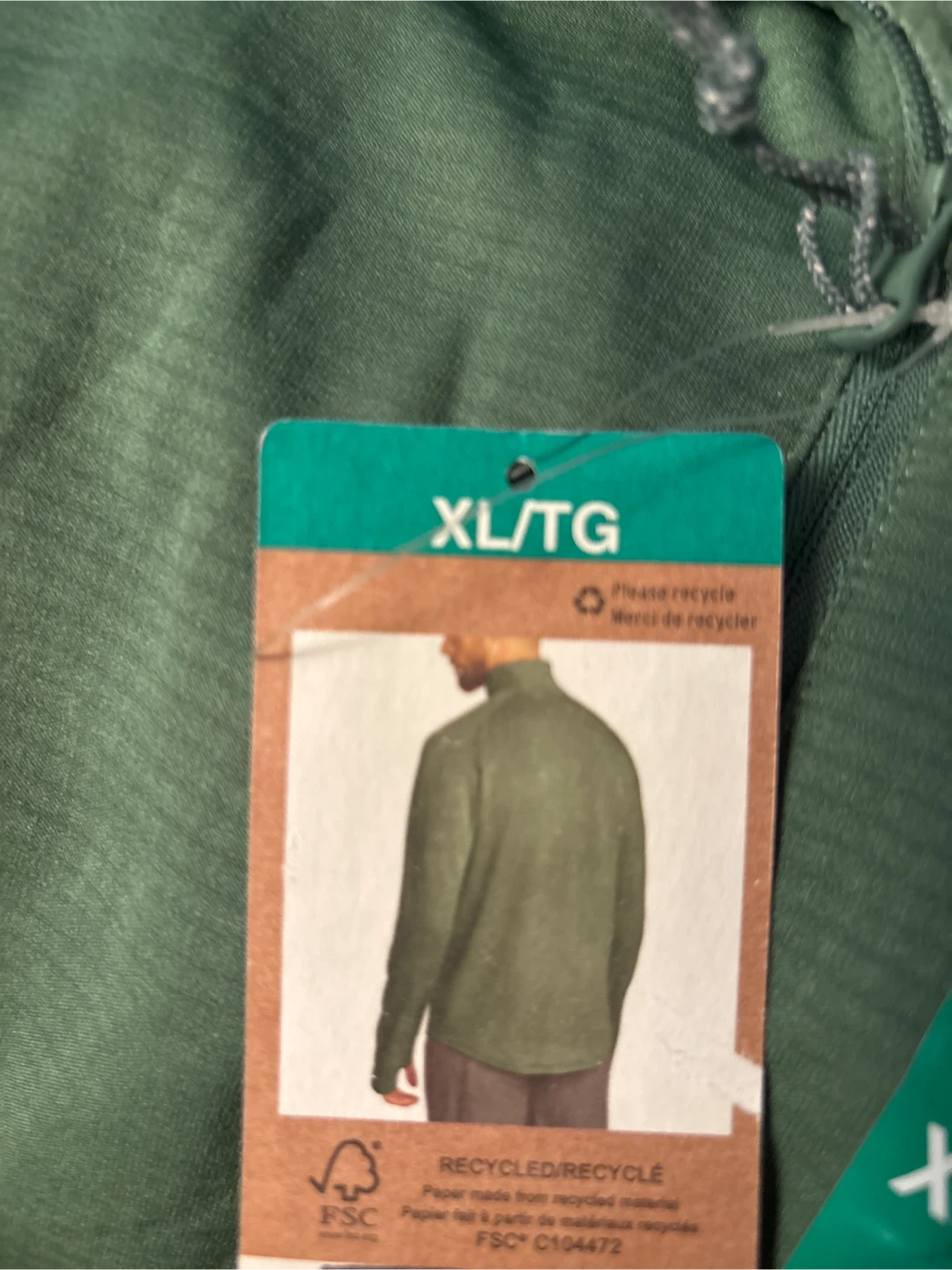 Eddie Bauer Grid Fleece 1/2-Zip XL - photo 3