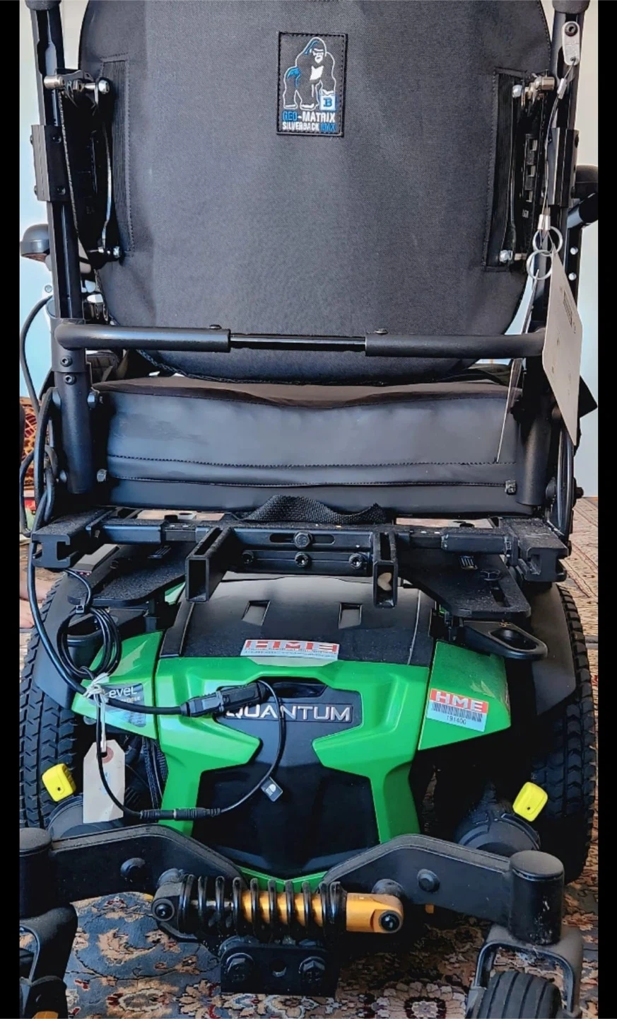 Quantum Edge 3 Power Wheelchair - Green & Black - photo 5
