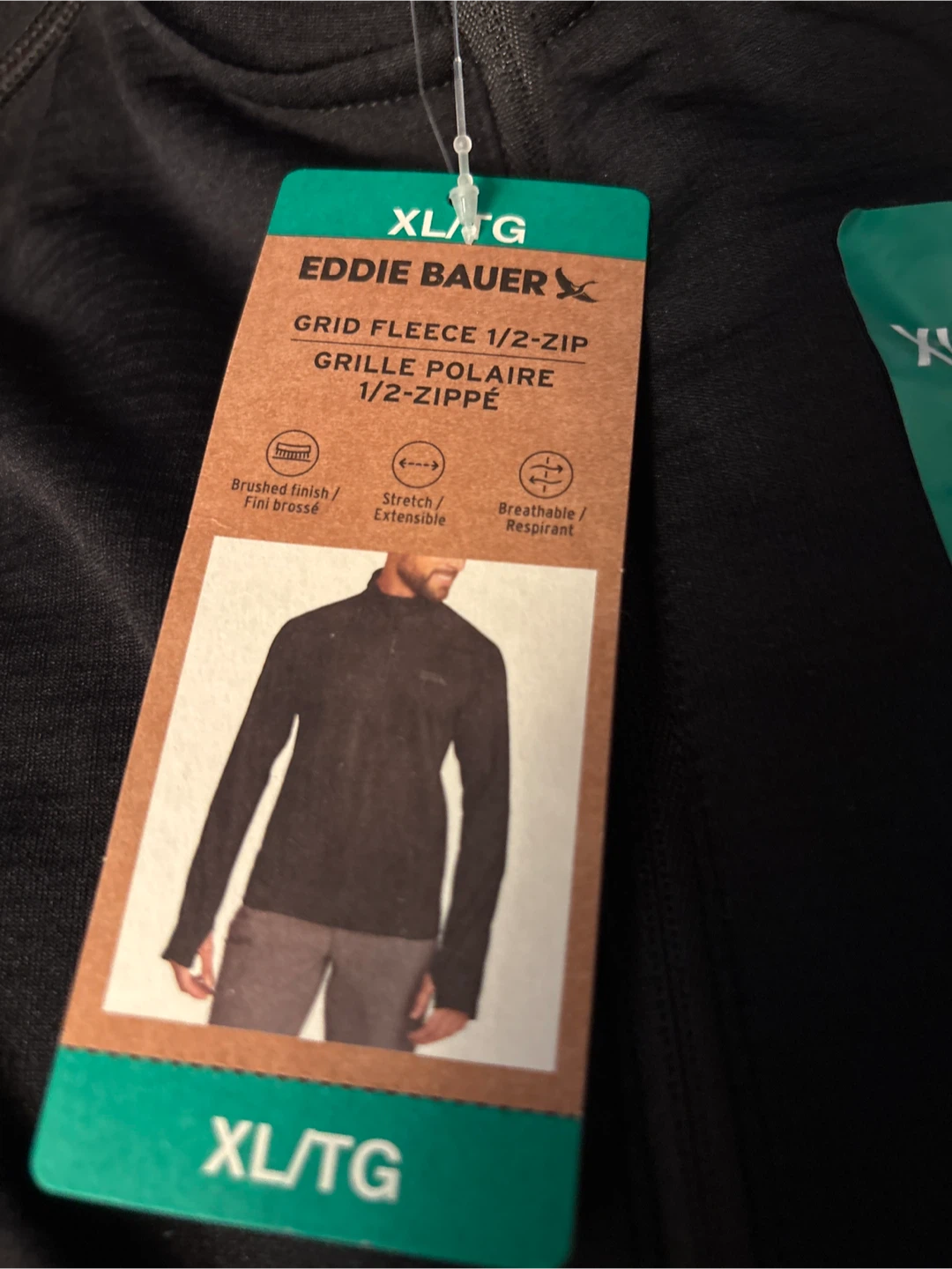 Men’s Eddie Bauer Grid Fleece 1/2-Zip - XL - photo 2
