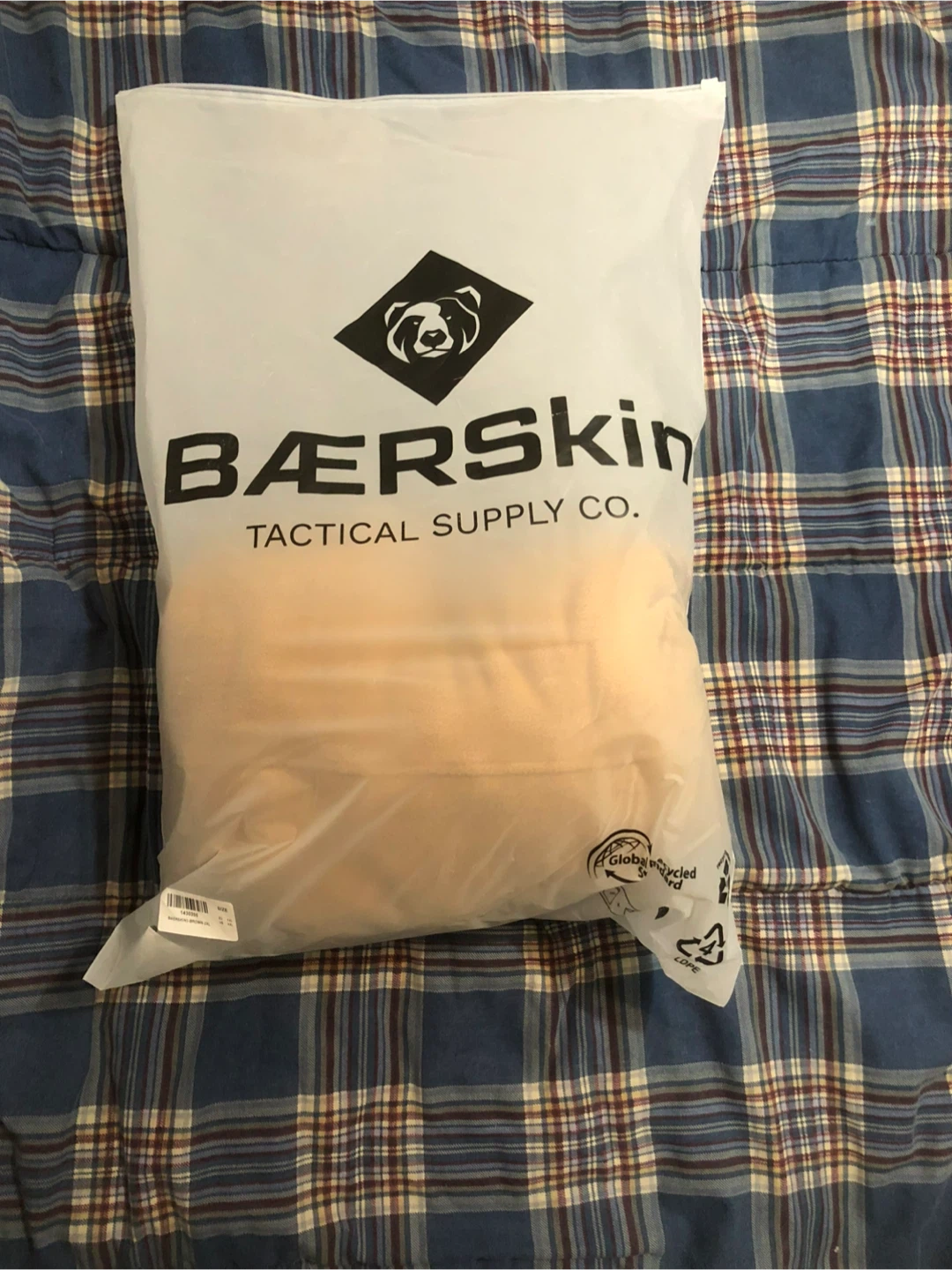 BAERSKIN Tactical Fleece Hoodie — 2XL — Tan — BRAND NEW