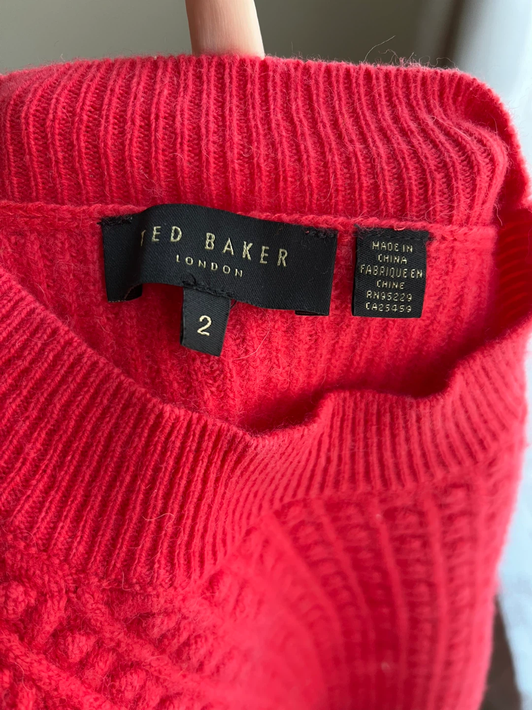 Ted Baker London Red Sweater - Size 2 - photo 3