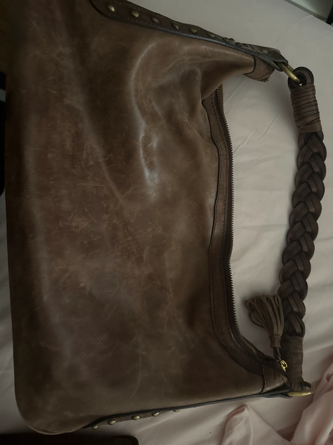 Jimmy Choo Brown Leather Shoulder Bag - photo 4
