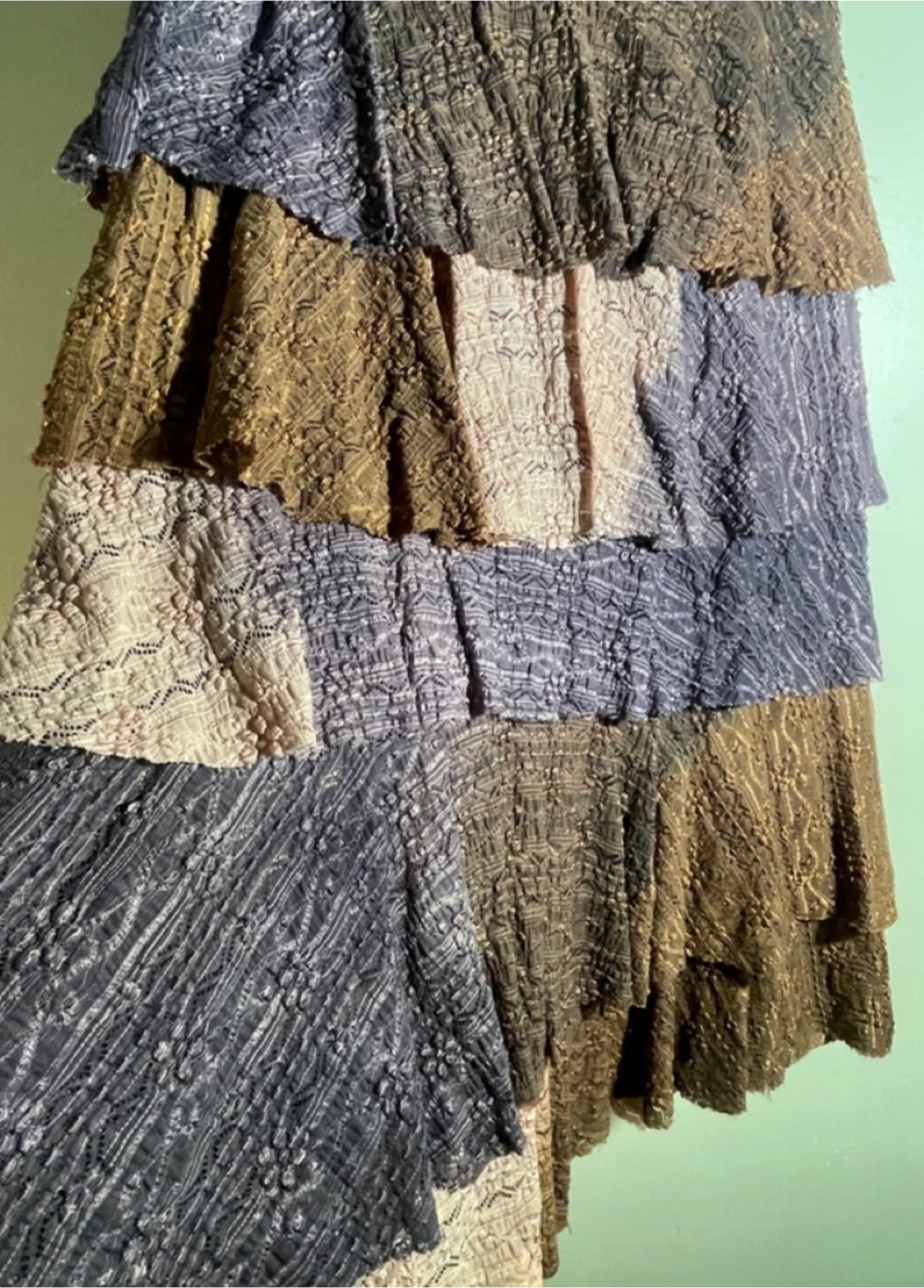 Tiered Lace Skirt - Multi-tone - photo 2