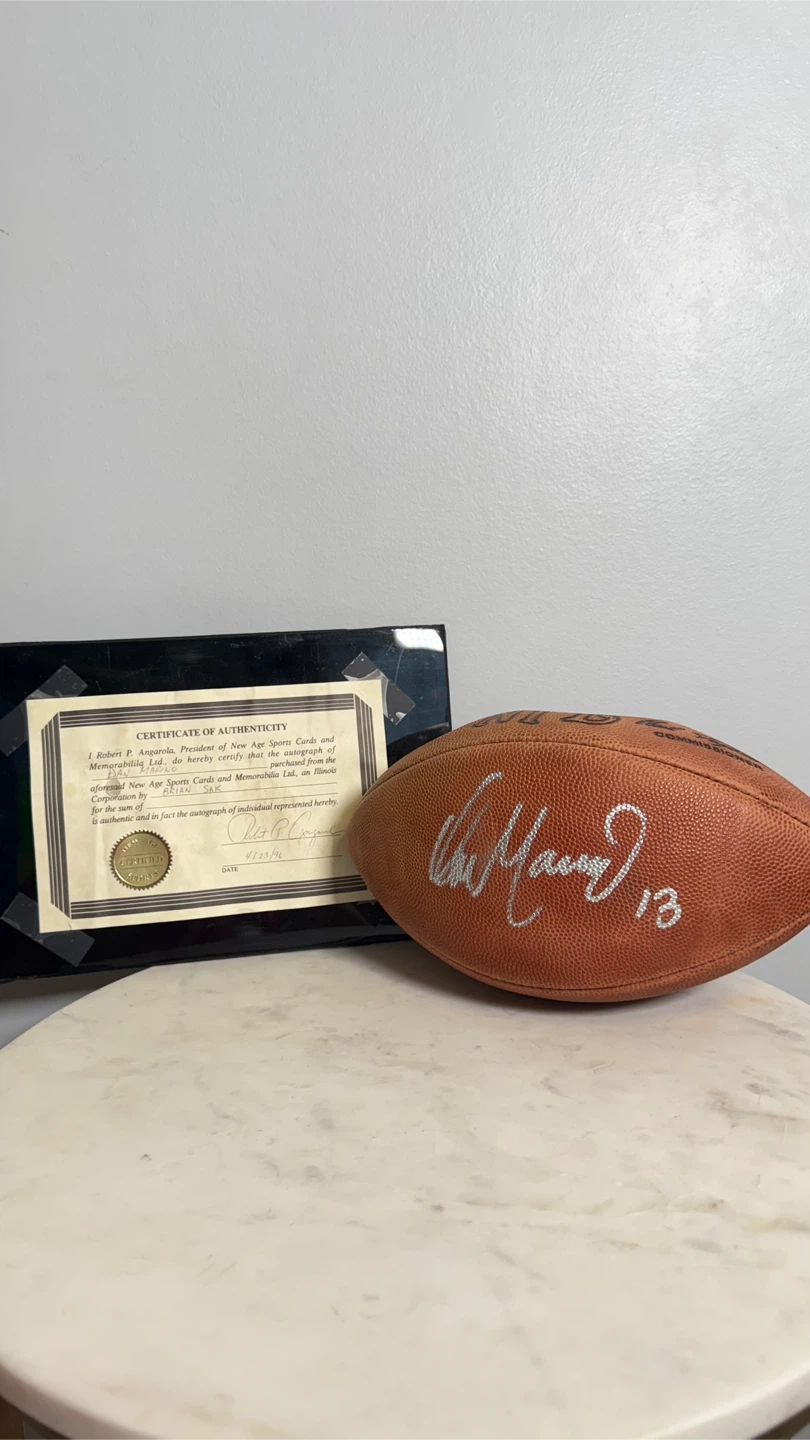 Wilson NFL Autographed Dan Marino Football