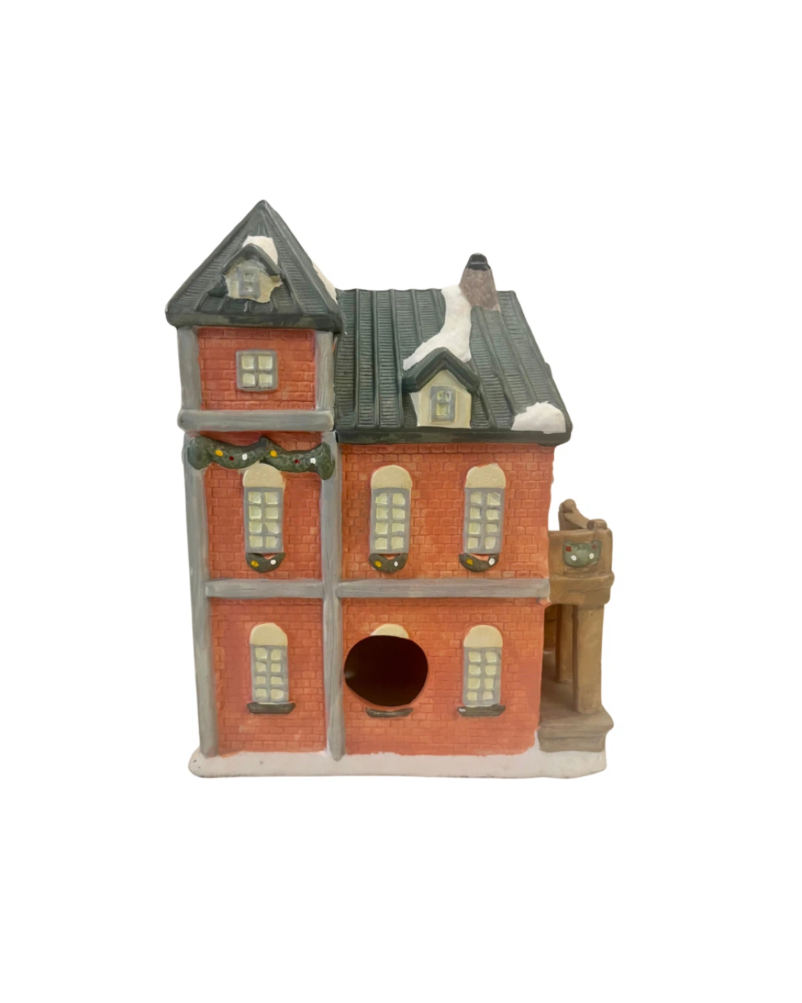 Vintage ceramic Christmas village - Village Station - photo 5