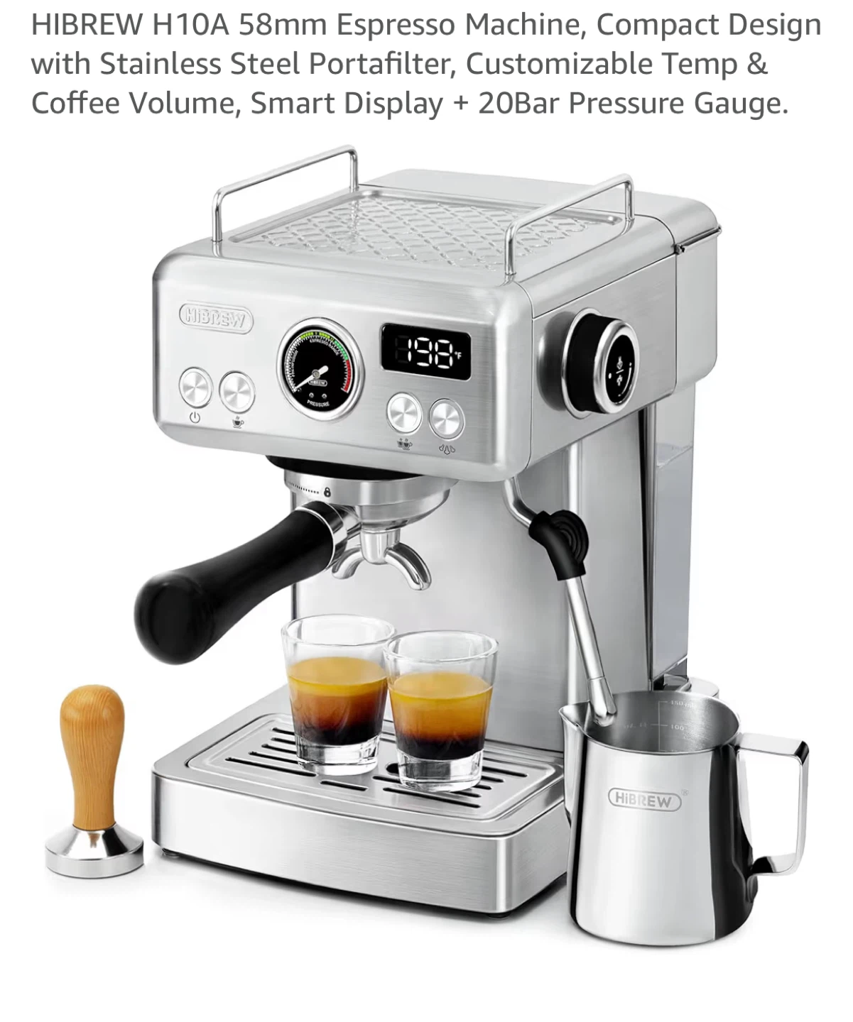 🌱HIBREW H10A Professional Semi-Automatic Espresso Machine - photo 2