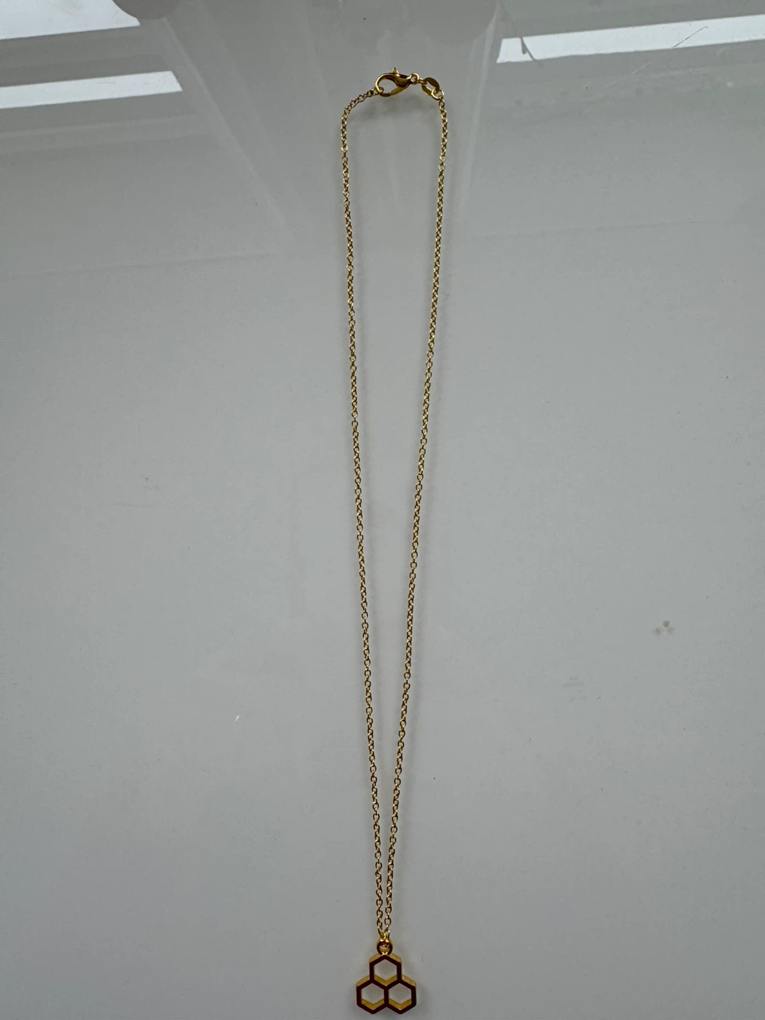 Honeycomb Pendant Necklace