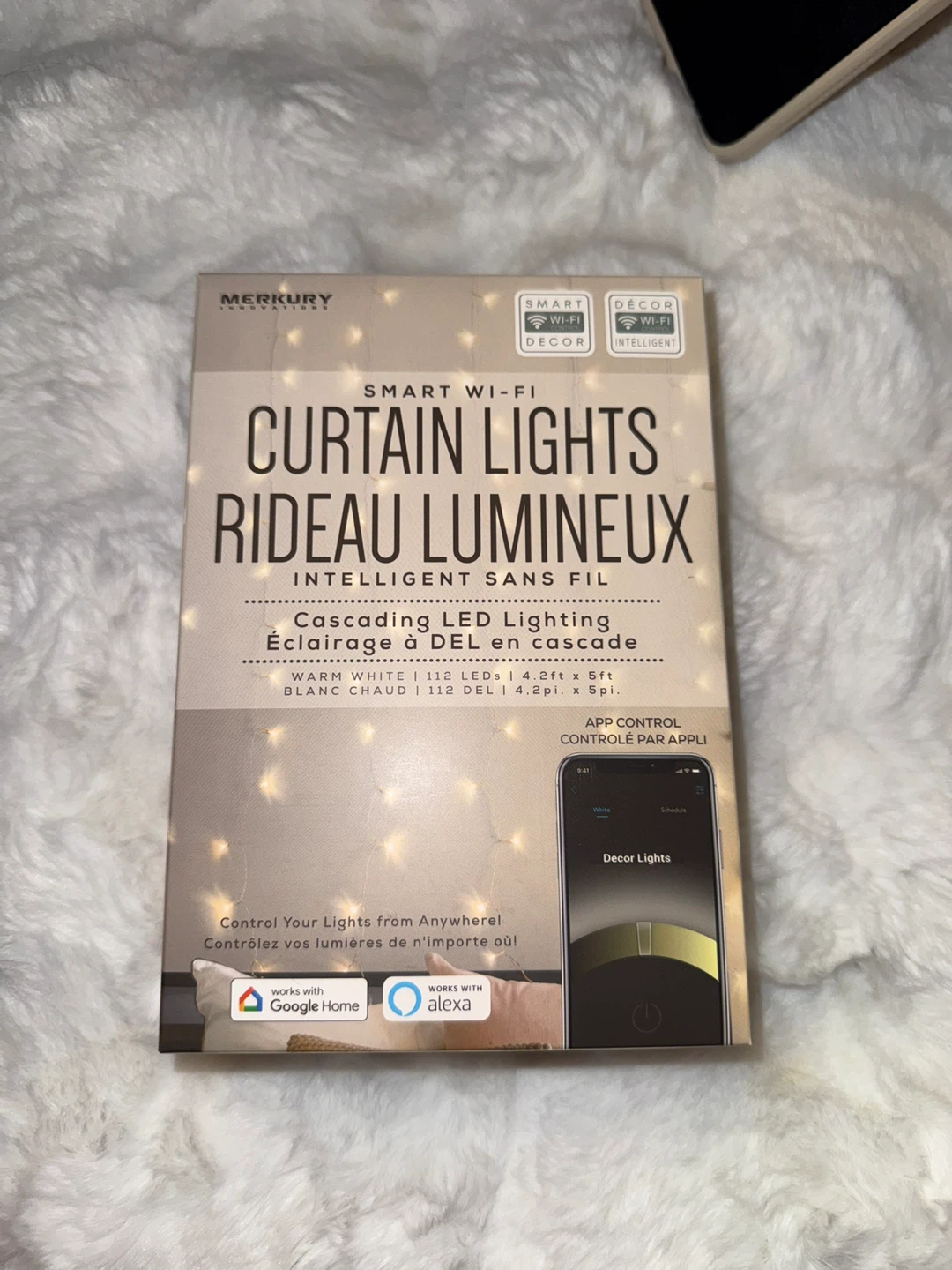 Merkury Innovations Smart Wi-Fi Curtain Lights - New in Box!