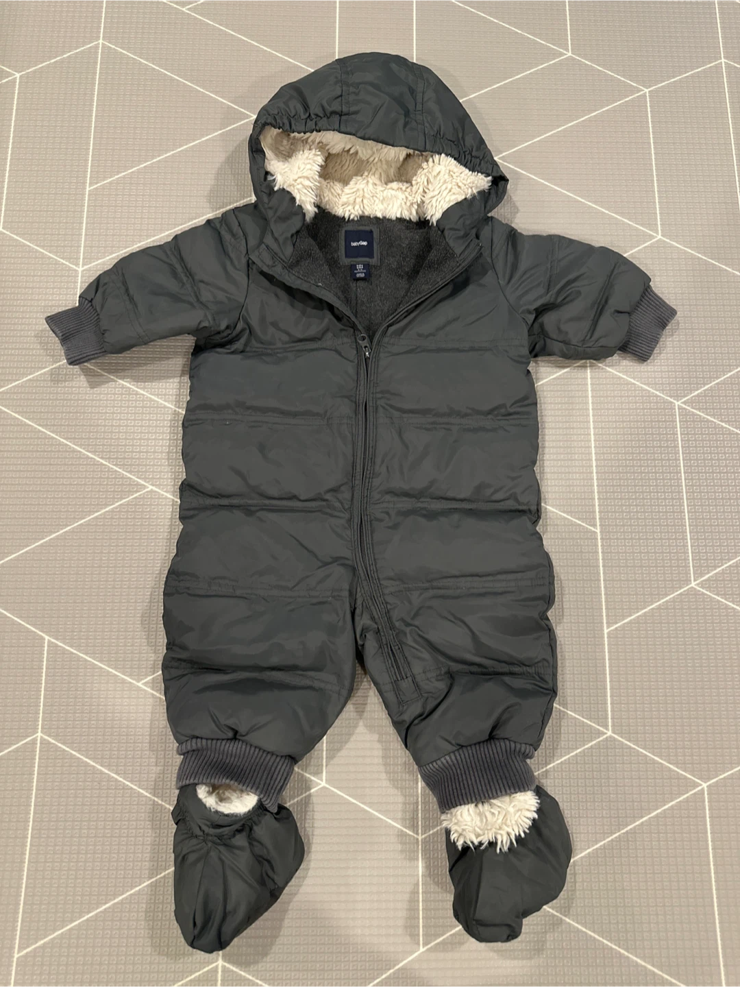 BabyGap 6-12 Months Snowsuit - Grey