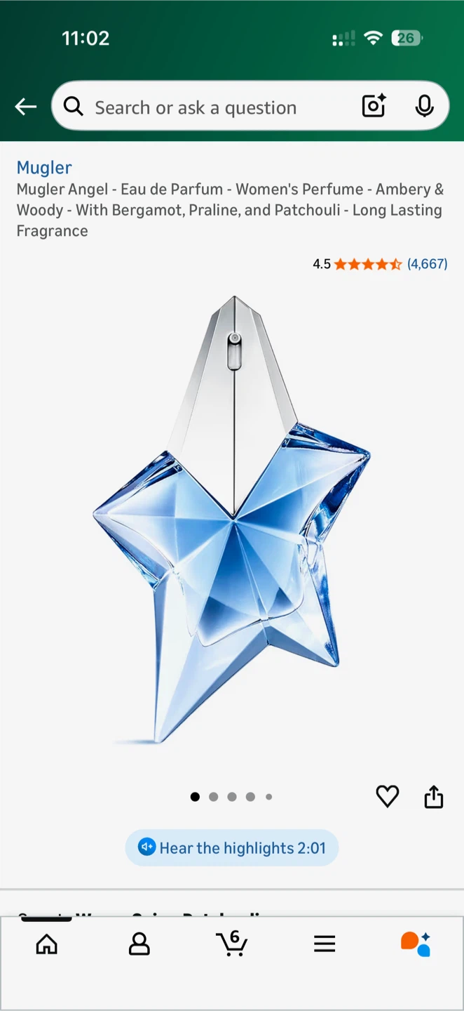 Thierry Mugler ANGEL Eau de Parfum – 0.8 fl oz - photo 3