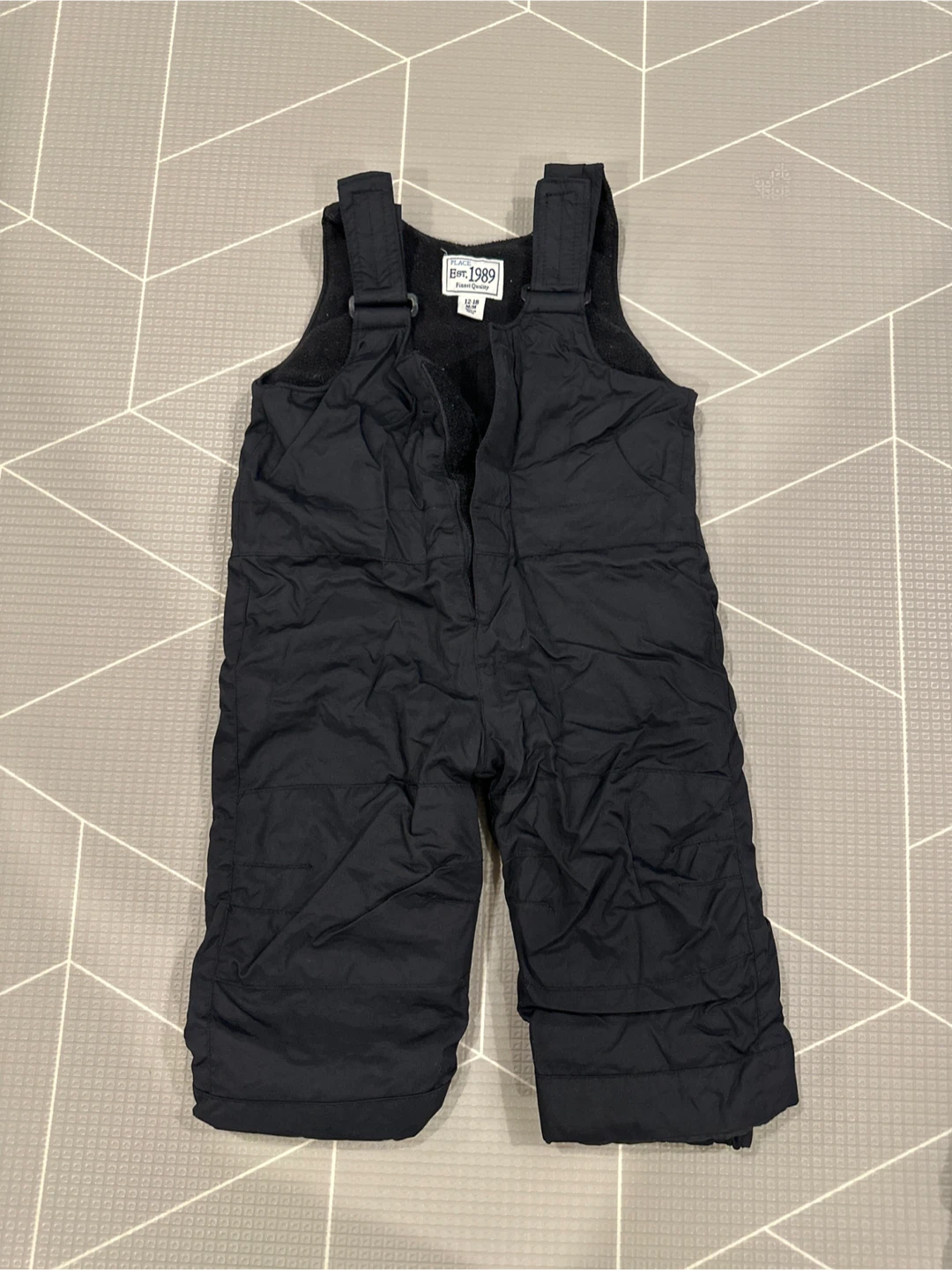 Children's Place Black Snow Pants 12-18M
