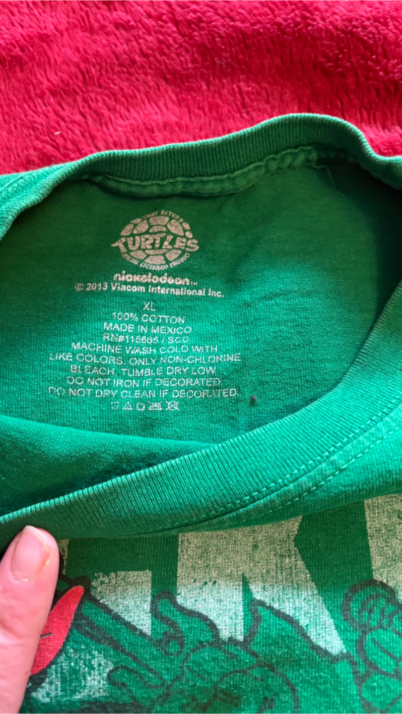 Teenage Mutant Ninja Turtles Green XL T-Shirt - photo 3