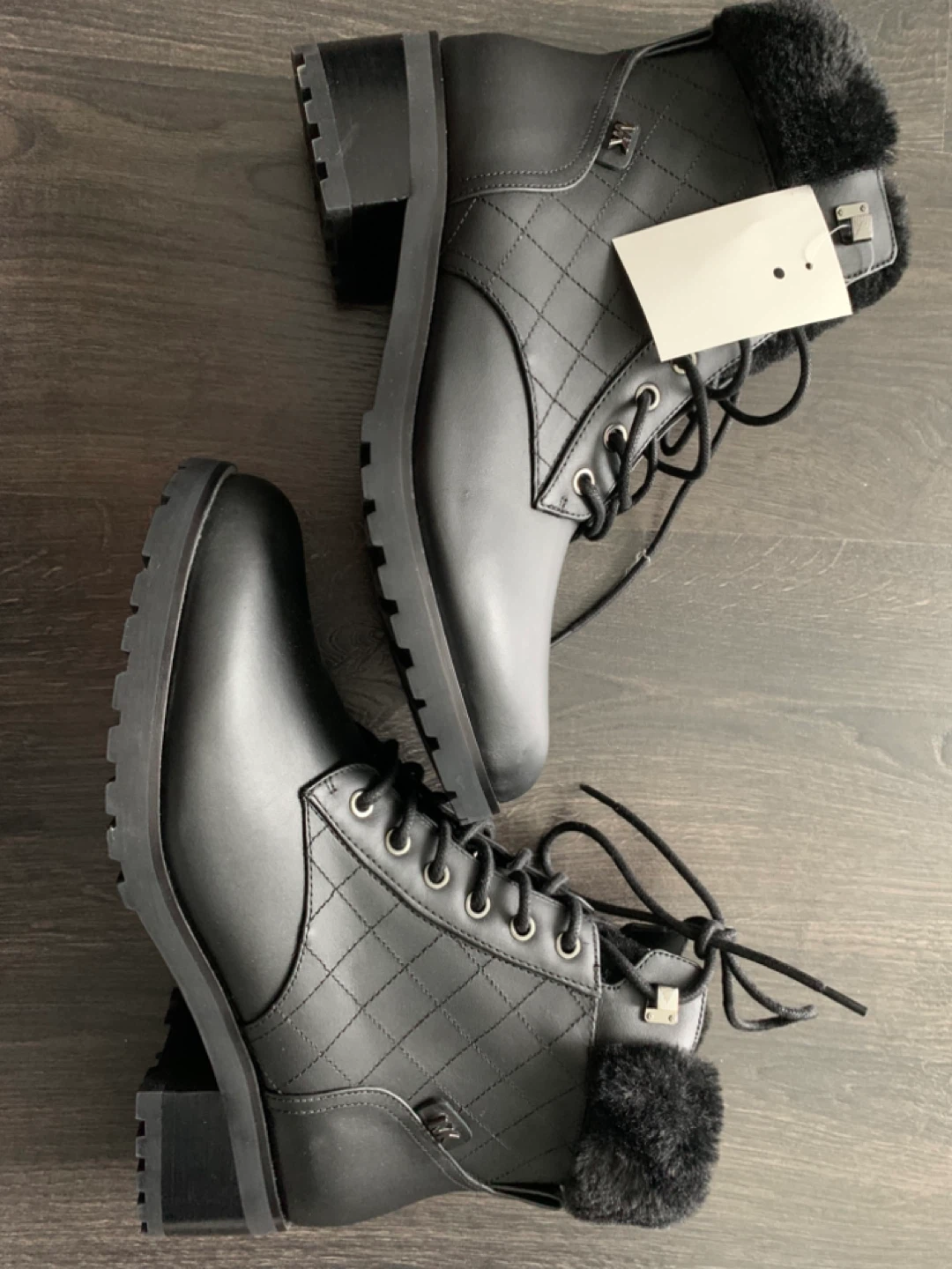 Michael Kors Black Leather Boots