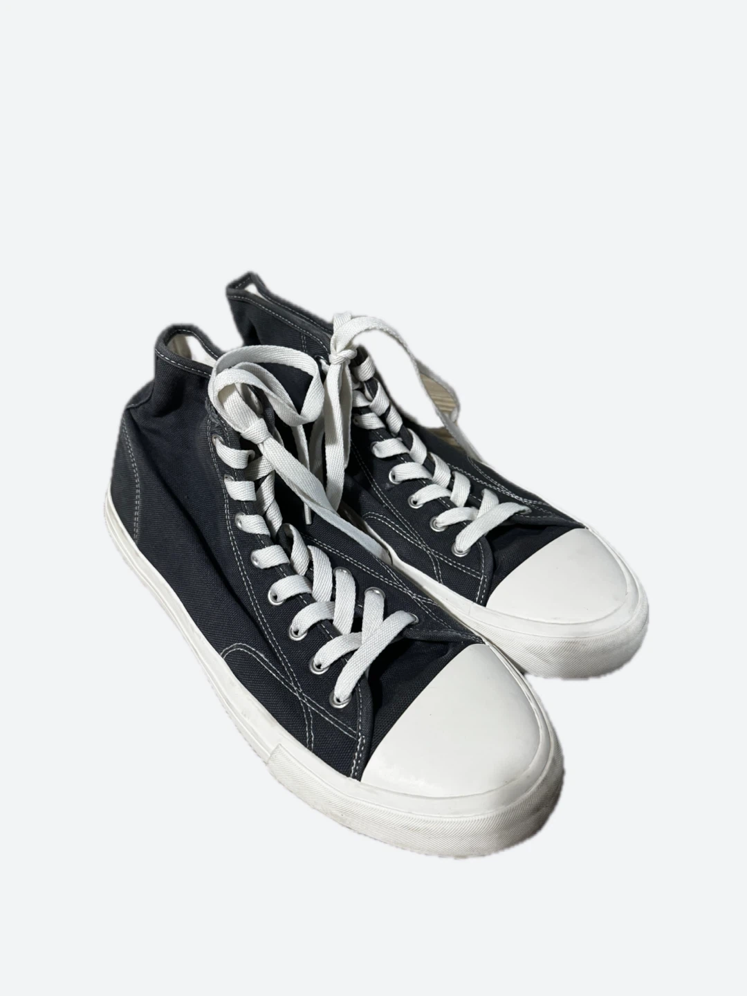 Black High-Top Sneakers - Size 10