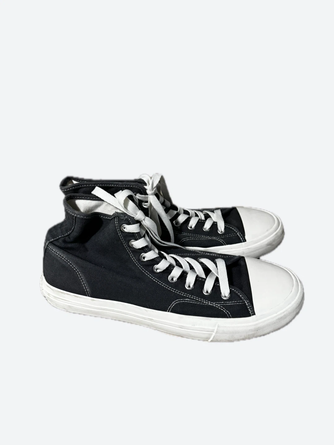 Black High-Top Sneakers - Size 10 - photo 2