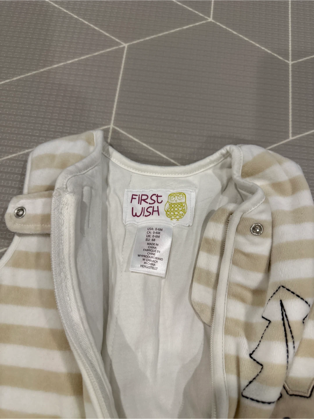 First Wish Sleep Sack 0-6M TOG 2.7 - photo 2