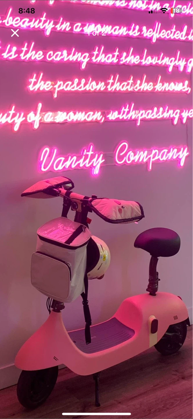 Pink Electric Scooter