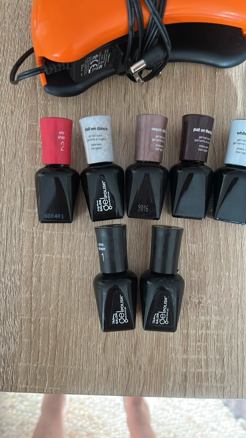 Gel Polish Set - Sally Hanson Full Kit At Home Gel Nail Polish - photo 5