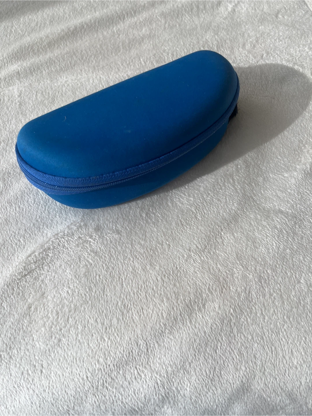 Blue zip up lightweight Eyeglasses Case