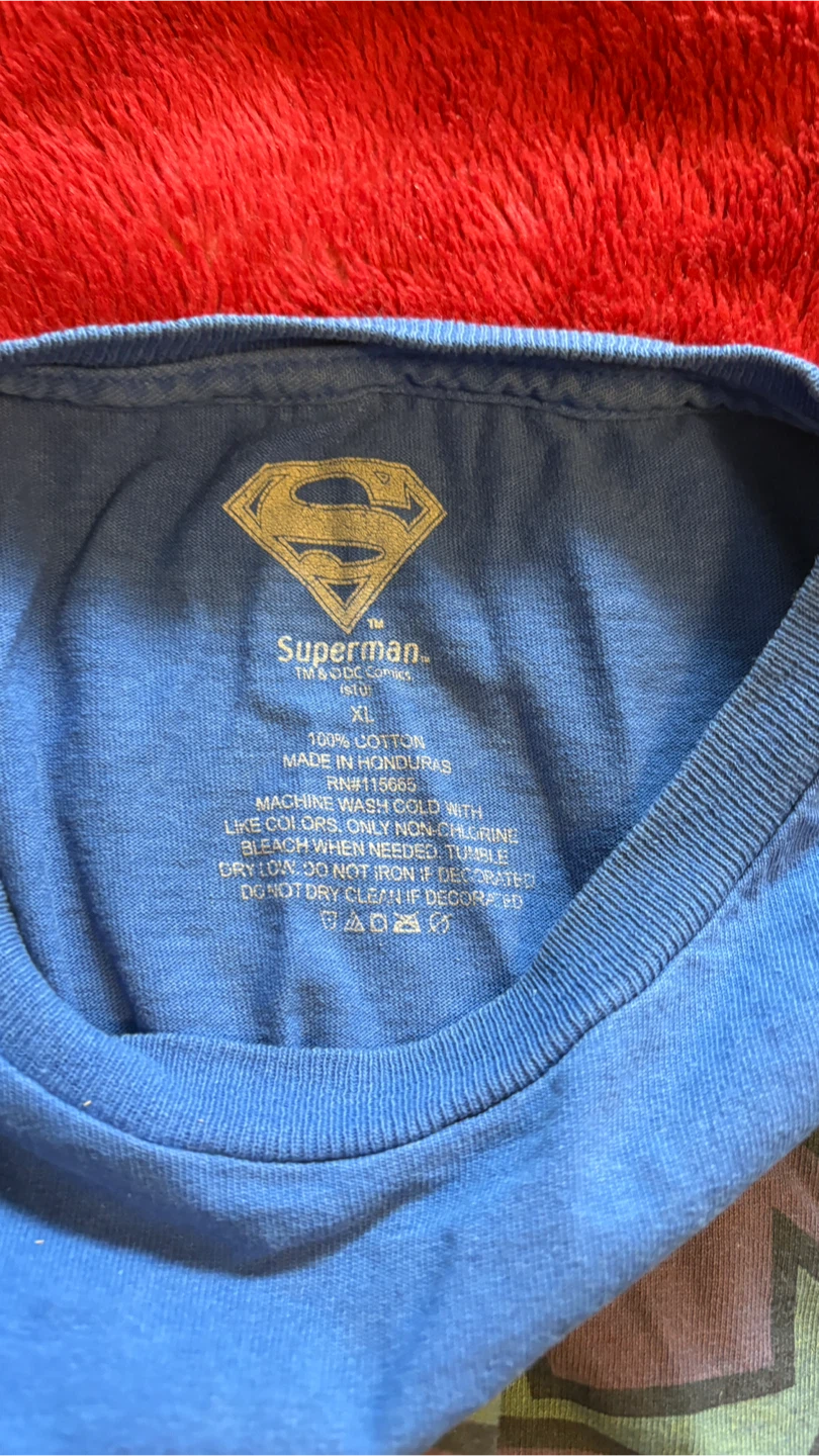 Superman Blue T-Shirt - Size XL - photo 2