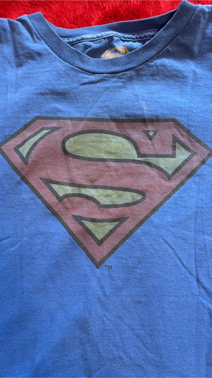 Superman Blue T-Shirt - Size XL