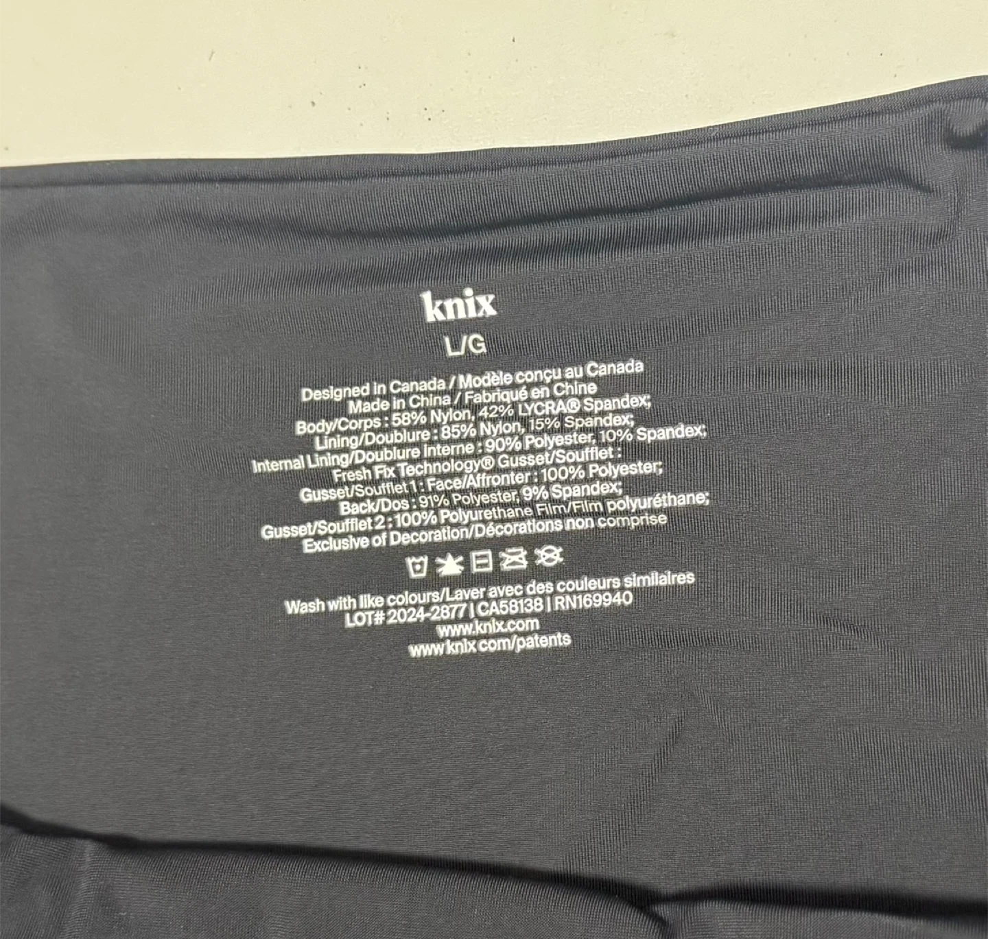 Knix Black High Rise Bikini Bottom L/G - photo 3