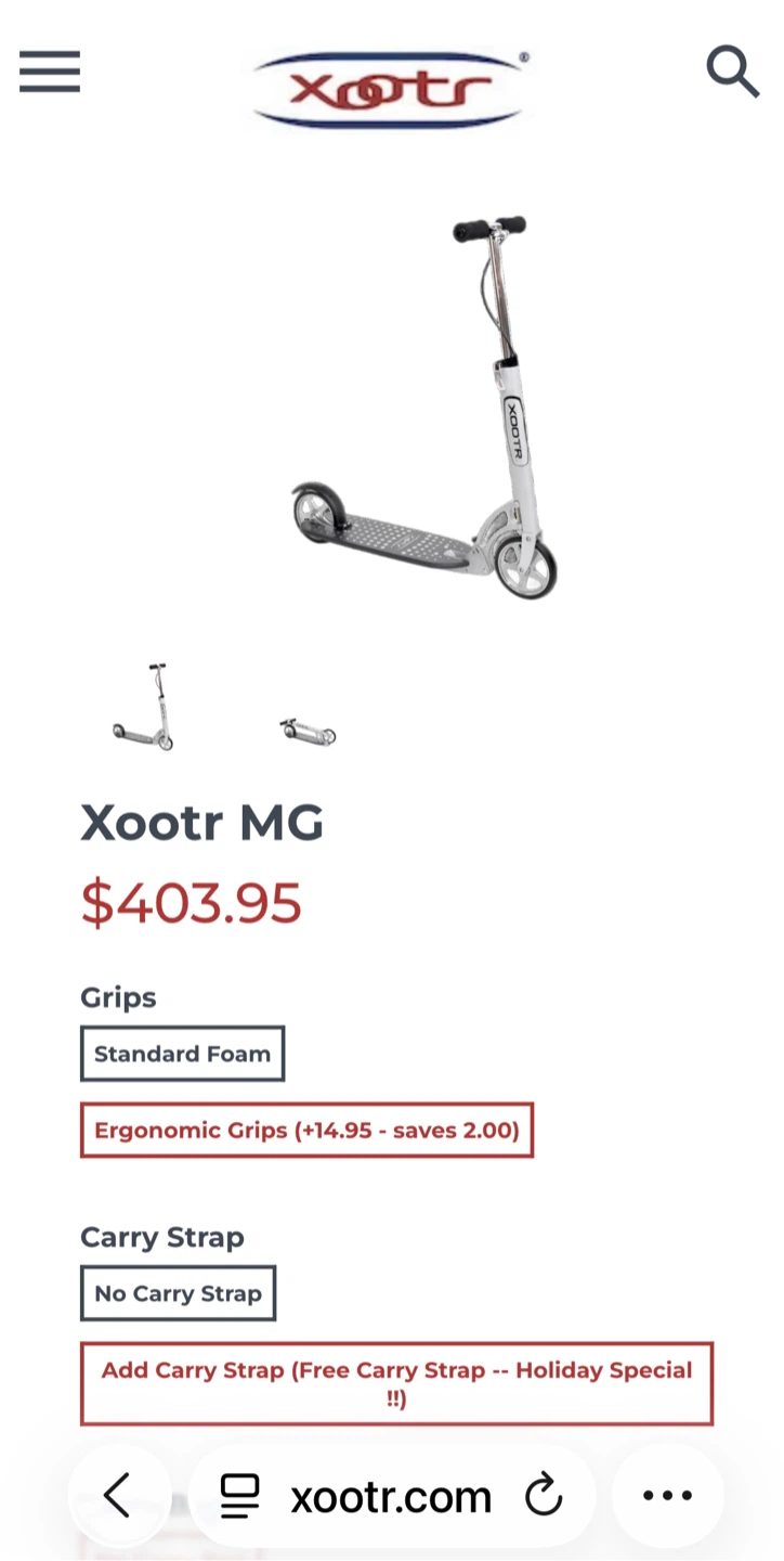 Xootr MG Scooter