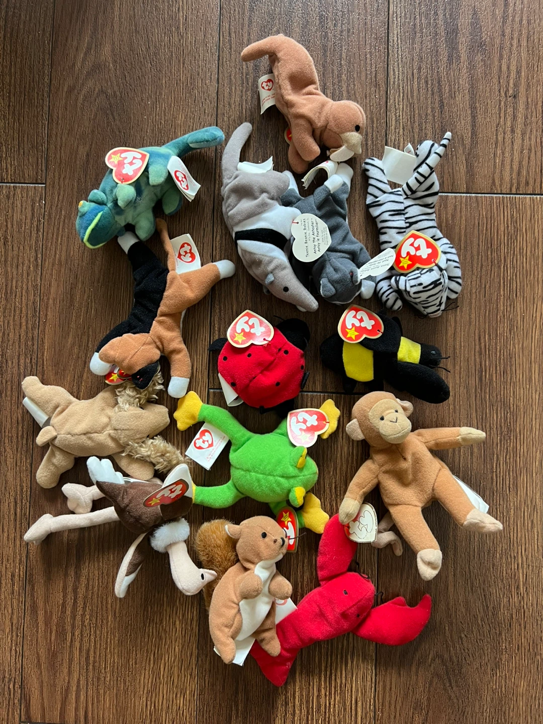 Ty Beanie Babies Lot of 14 Plush Toys