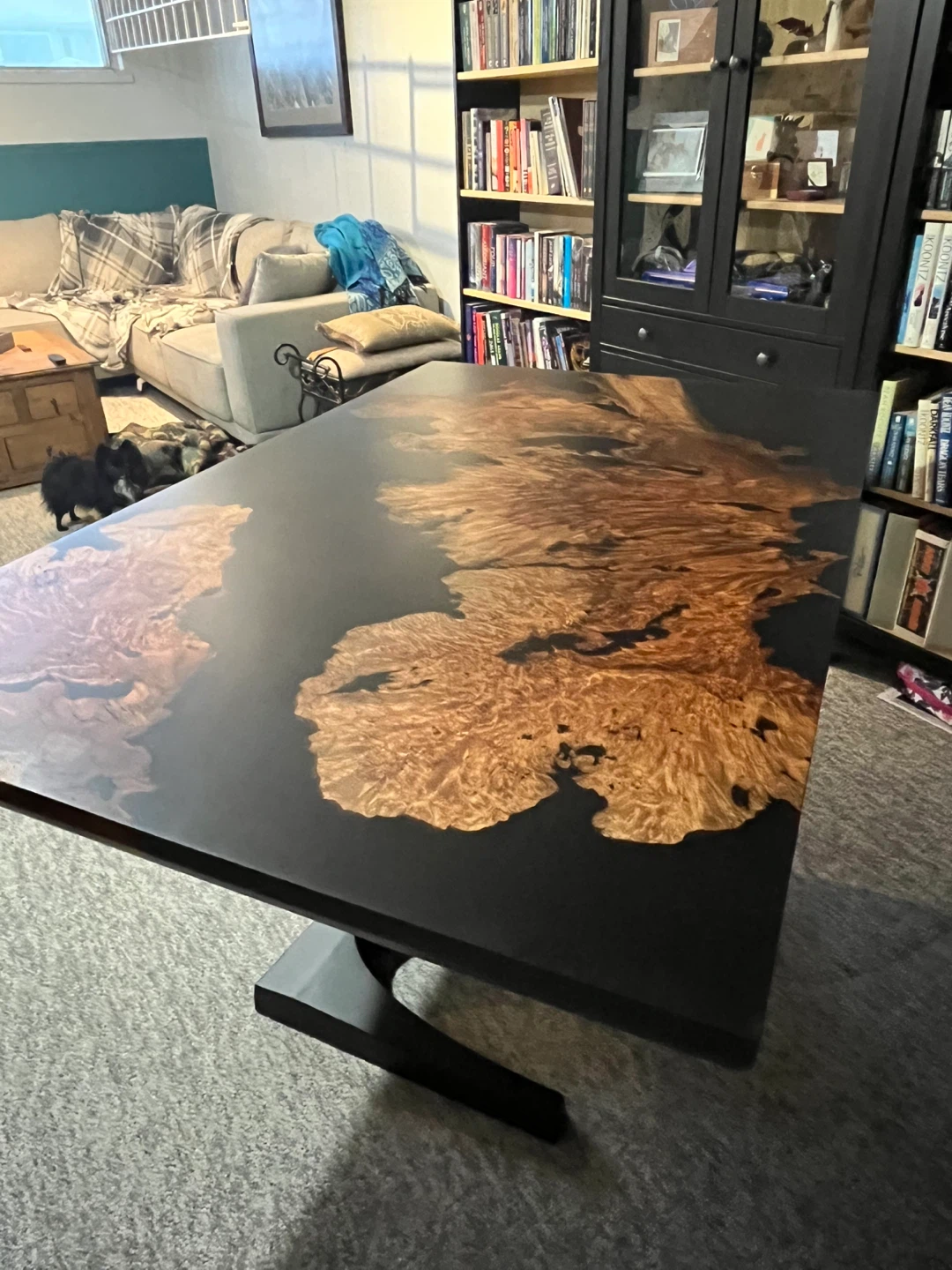 Unique Wood & Resin Dining Table - photo 5