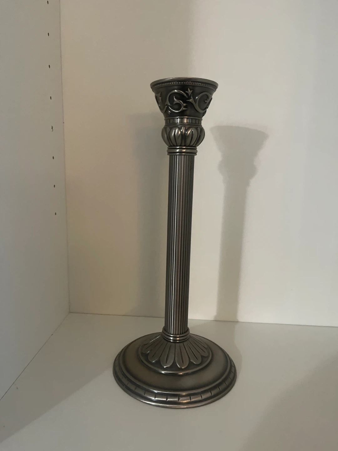 Silver Candlestick Holder