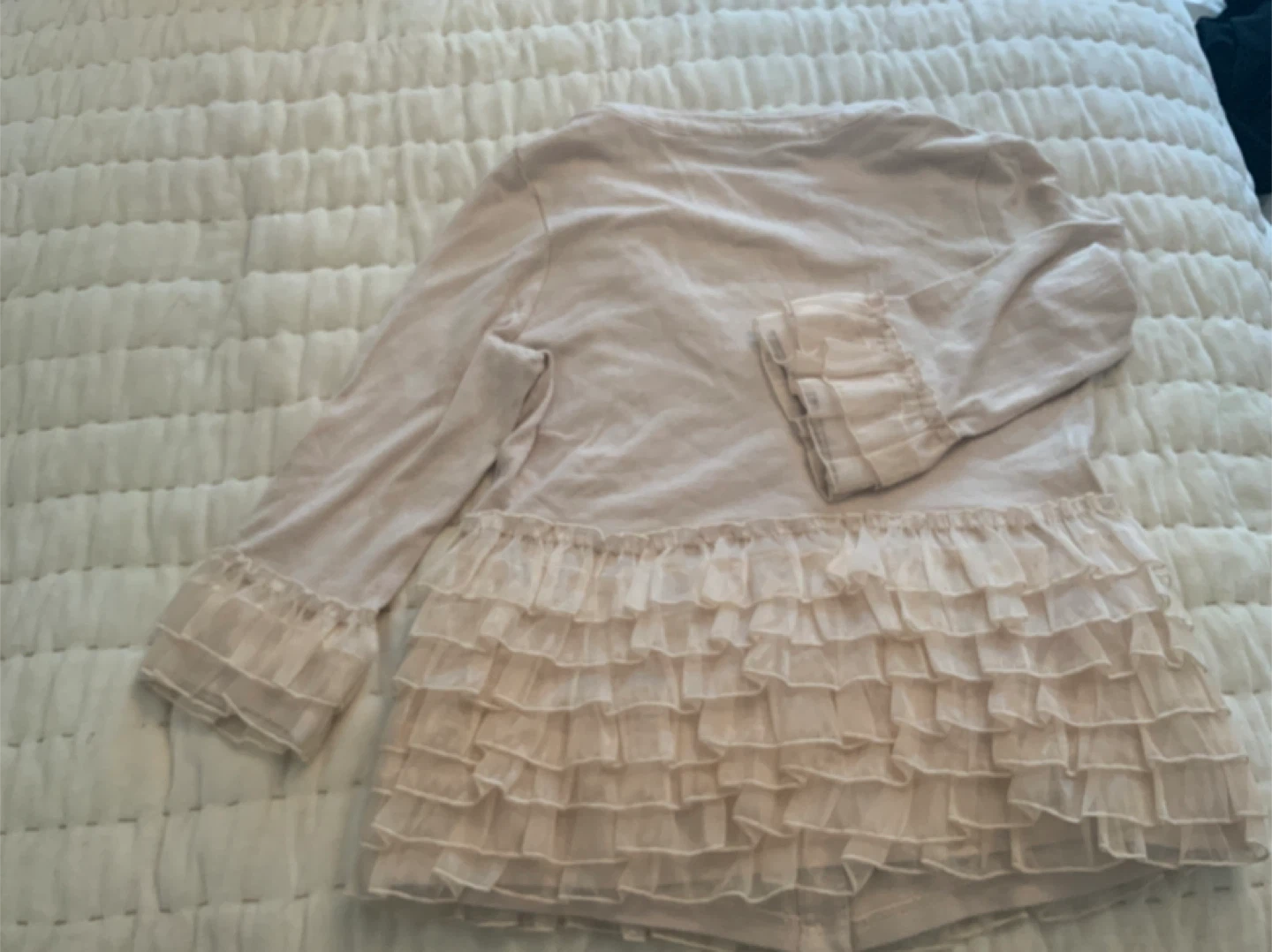 Vinatge Ruffled Cardigan - Size M/L - photo 2