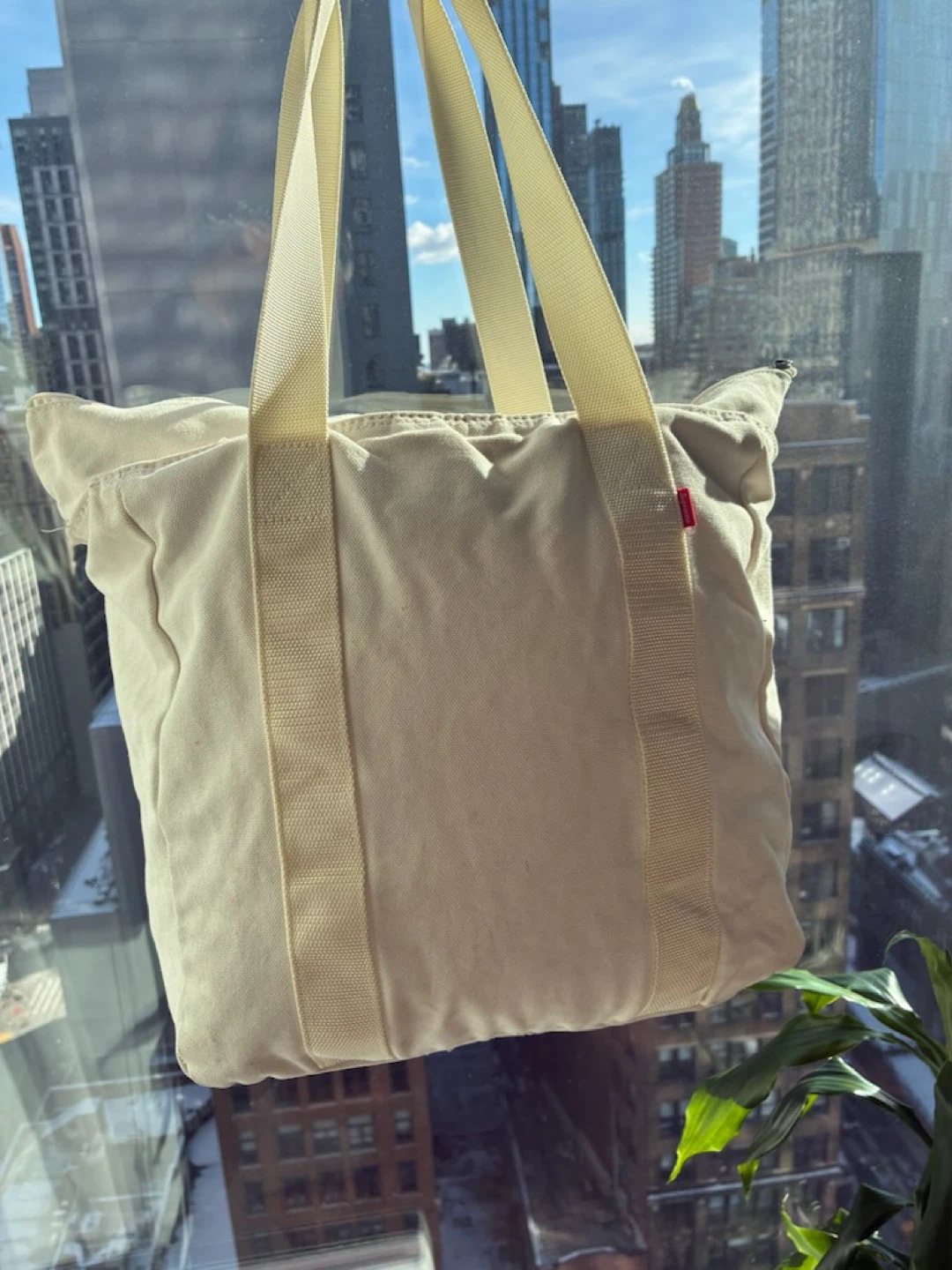 Supreme Canvas Tote Bag White - photo 2